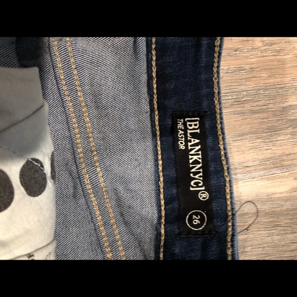 BLANK NYC JEAN SHORTS SIZE 26 - Picture 4 of 4